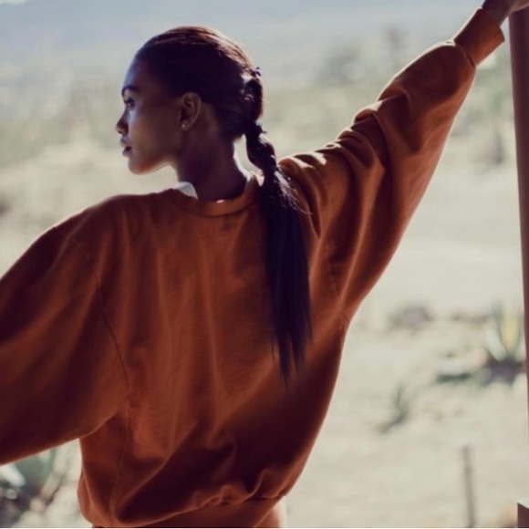 NWT REVOLVE Daydream Nation Dreams Come True Sweatshirt in Bronze Size Small - Picture 3 of 6